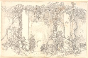 Studie einer Pergola auf Capri von Christen Købke