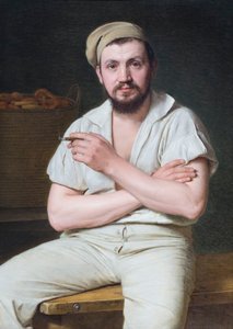 Porträt von Wilhelm Bendz, um 1830 von Christen Schjellerup Kobke