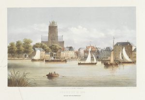 Ansicht von Dordrecht von Christiaan Bos