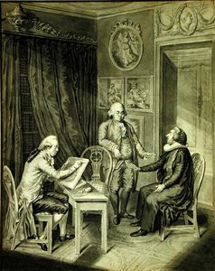 Christian Andreas Georg Stottrupp, Pastor Sturm und Philipp Emanuel Bach von Christian Andreas Georg Stottrupp