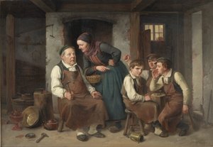 In einer Kupferschmiedewerkstatt von Christian Andreas Schleisner