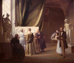 Das Atelier von Bertel Thorvaldsen (1770-1844) 1899 von Christian Bang