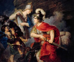 Allegorie von Friedrich dem Großen als Perseus Der Beginn des Siebenjährigen Krieges von Christian Bernhard Rode