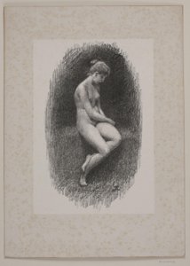 Studie eines weiblichen Modells von Christian Clausen