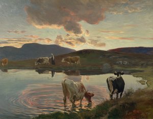 Nach Sonnenuntergang von Christian Eriksen Skredsvig