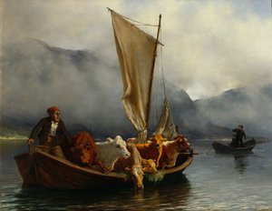 Heimkehr von der Sommerweide von Christian Eriksen Skredsvig
