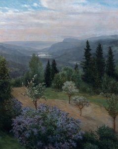 Frühling im Garten von Christian Eriksen Skredsvig