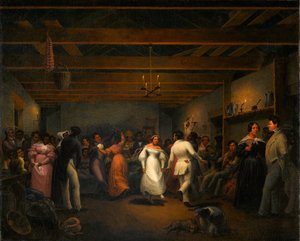 Küchenball in White Sulphur Springs, Virginia, 1838