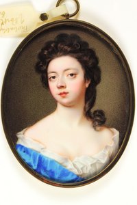 Eine Dame namens Jane Martha Temple, Gräfin von Portland von Christian Friedrich Zincke