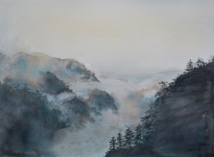 Himmlisches Meer - Ankunft, 2015 von Christian Furr