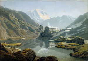 Hospiz auf dem Großen St. Bernhard von Christian Gottlieb Théophile Steinlen