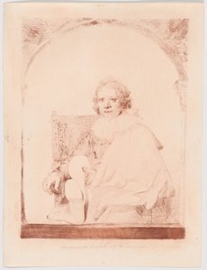 Porträt eines Mannes in einem Sessel, aus Collection d