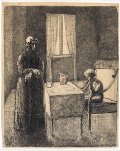 Szene aus David Copperfield (?) von Christian Kongstad Petersen