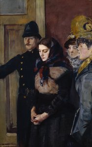 Albertine (Skizze) von Christian Krohg