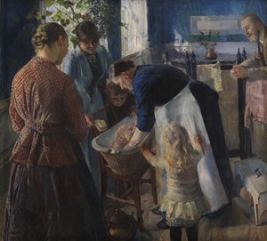 In der Wanne von Christian Krohg