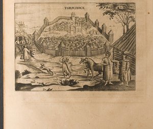 Torzhok Illustration aus Reisen zum Großfürsten von Moskau und zum König von Persien von Adam Ole
