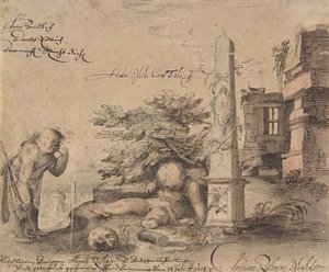 Allegorie der Vergänglichkeit des Lebens, 1618 von Christian Richter