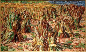 Kornfeld (Getreidehocken) von Christian Rohlfs
