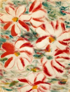 Rote Blüten von Christian Rohlfs