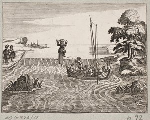 Illustration zu Adam Olearius, "Persianischer Rosenthal von einem sinnreichen Poeten Schich Saadi [...]", Schleswig 1660