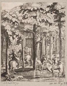 Reiter im Wald von Christian Rothgiesser