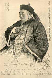 Seine Exzellenz Dau-Tai-Chu, Hankow, China, 1898 von Christian Wilhelm Allers