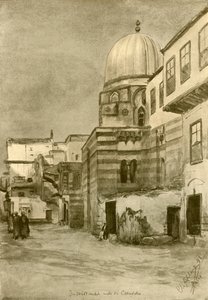 Moschee, Kairo, Ägypten, 1898 von Christian Wilhelm Allers