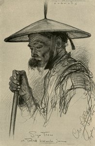 Singo Trono - Mann, der Tabak kaut, Magelang, Java, 1898