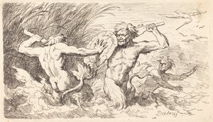 Kämpfende Tritonen von Christian Wilhelm Ernst Dietrich