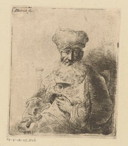 Büste eines jüdischen Priesters von Christian Wilhelm Ernst Dietrich