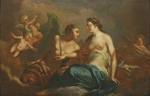 Adonis und Aphrodite von Christian Wilhelm Ernst Dietrich