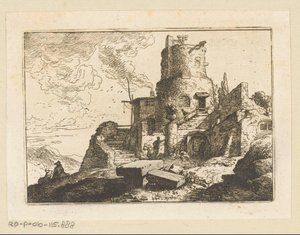 Landschaft mit Aussichtsturm