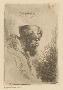 Hinabblickender Franziskaner