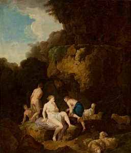 Nymphen in der Felsengrotte von Christian Wilhelm Ernst Dietrich