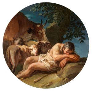 Der schlafende Hirte von Christian Wilhelm Ernst Dietrich