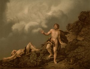 Kains Brudermord von Christian Wilhelm Ernst after Dietrich