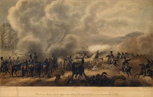 Die Schlacht von Krasnoi am 14. August 1812, 1820er Jahre von Christian Wilhelm von Faber du Faur