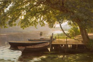 Sonniger Tag am See von Christian Zacho