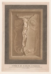Grab von Maria Magdalena Langhans in der Kirche von Hindelbank von Christian von Mechel