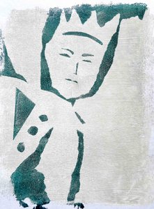 Abstraktes Porträt II von Christina Misuro