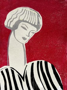 Vintage-Porträt I von Christina Misuro