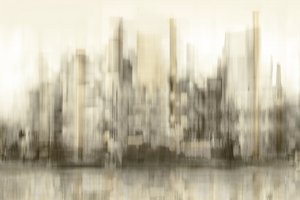 Verschwommene Stadtreflexionen von Christina Sillen