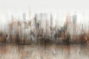 Verschwommene Stadtreflexionen von Christina Sillen