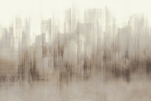 Verschwommene Stadtsilhouette von Christina Sillen