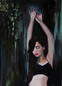 Dunkle Waldfrau von Christine Lindstrom