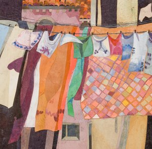 Venedig wäscht kariertes Quilt