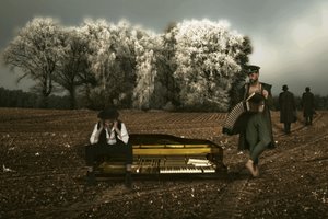 Melancholische Feldmusiker
