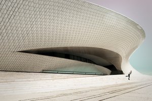 Weiße Architektonische Schwung von Christine von Diepenbroek