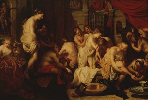 Frauen beim Baden