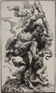 Herkules tötet den Neid von Christoffel Jegher
